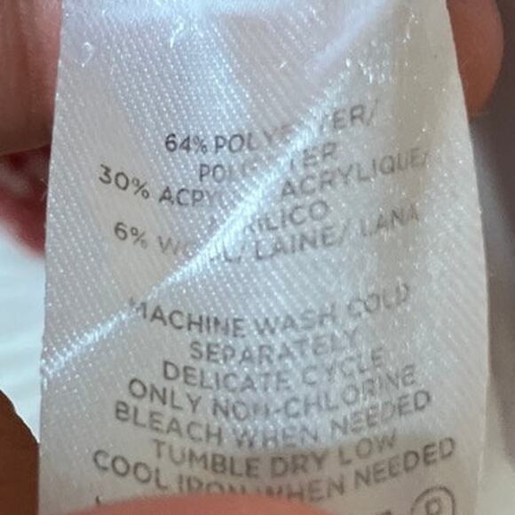 LOFT Womens Sweater White Red Fair Isle Comfy Winter Wool Blend XLarge - Picture 7 of 12